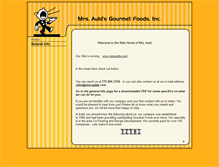 Tablet Screenshot of mrs-aulds.com